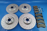 Mercedes S600 Maybach front rear brake pads & disc rotors #12055